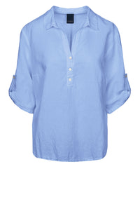 Siwaia Bluse - Chambrayblau
