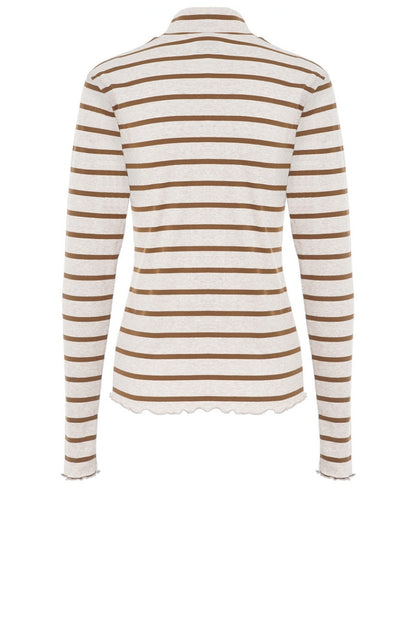 LUXZUZ // ONE TWO Wollenio T-Shirt T-Shirt 759 Light Taupe